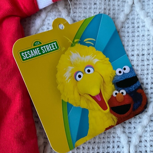 Sesame Street Red Elmo Kids Dress - Picture 3 of 5